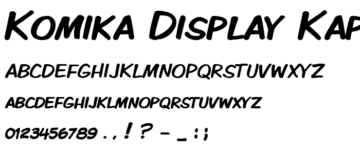 Komika Display Kaps font